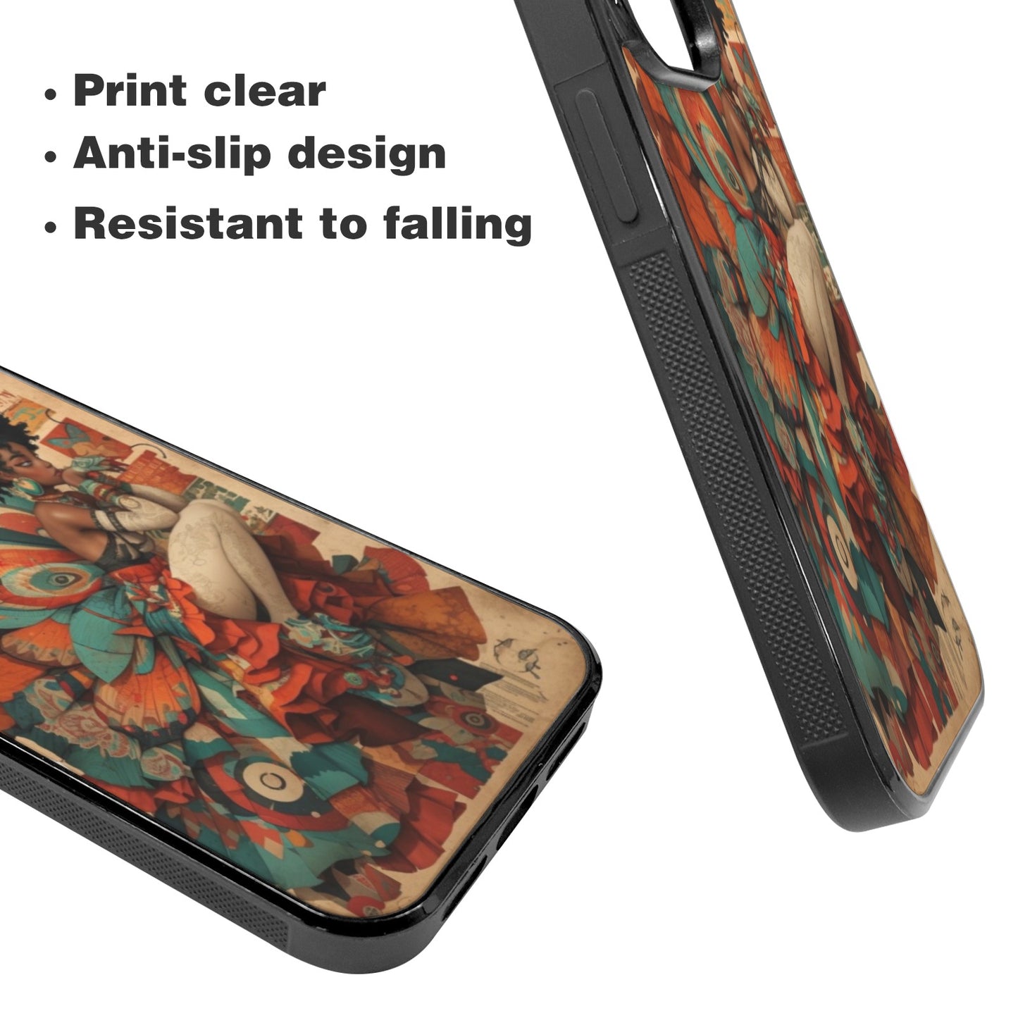AfroCentric Butterfly Winged Ballerinas Phone Case for iPhone 15 Pro Phone Case for iPhone 15 Pro