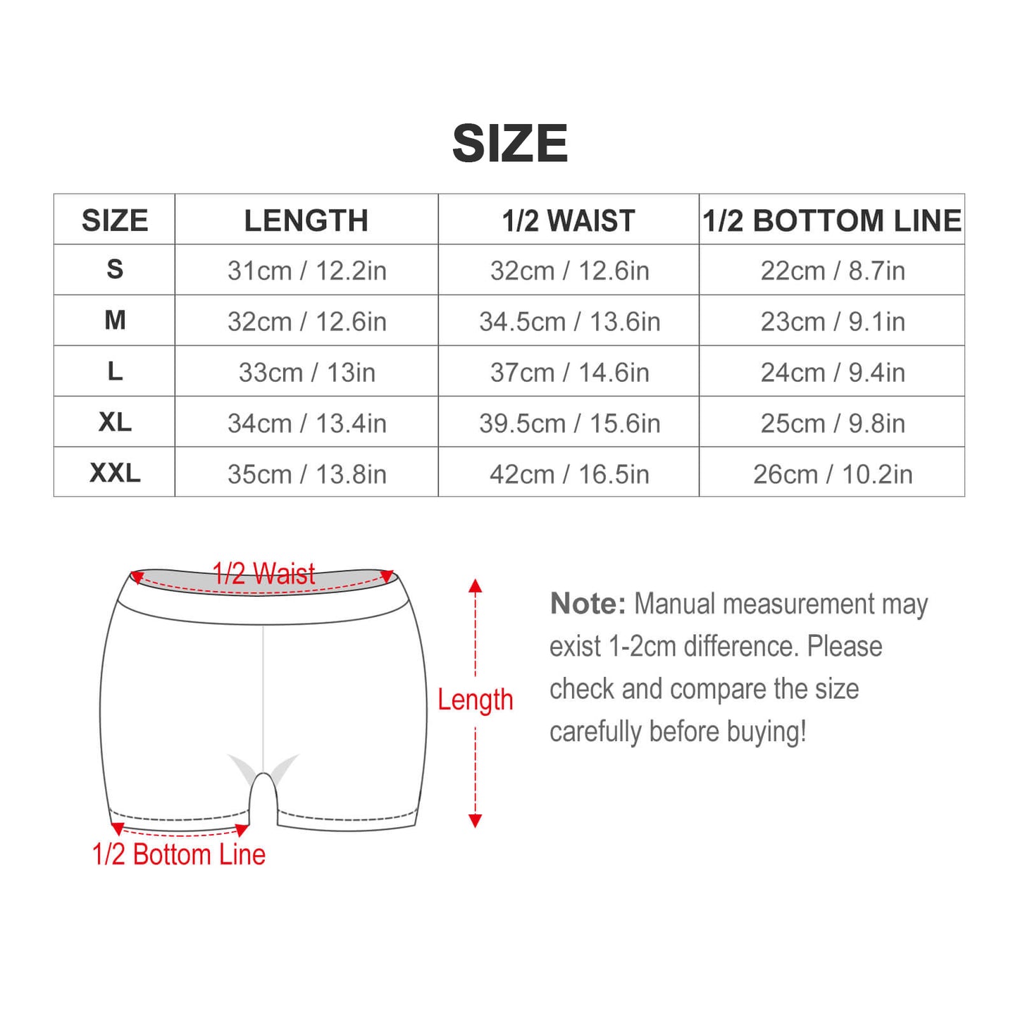 Ladies Swim Shorts K38