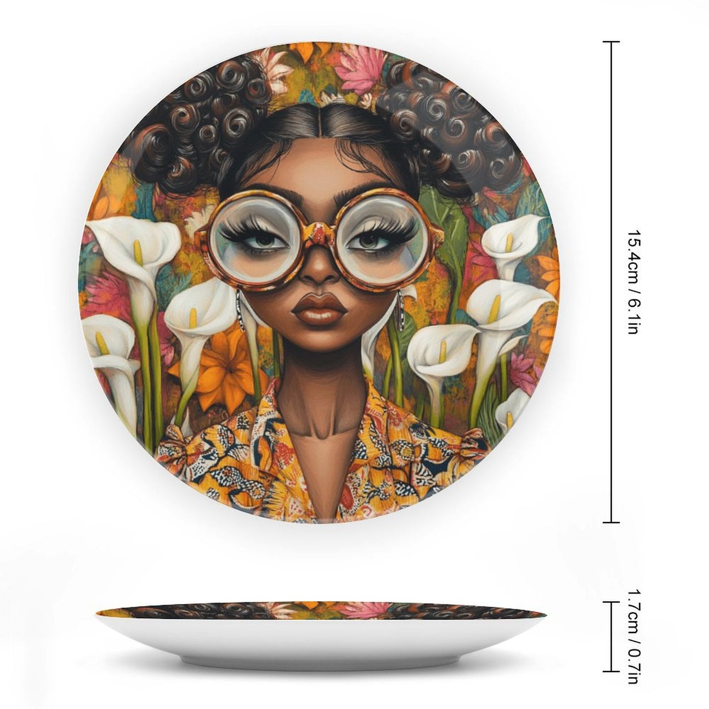 Bone China Decorative Plate