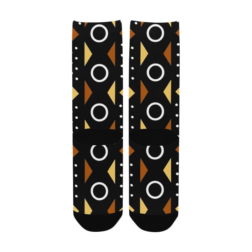 Afrocentric Pattern Men's Socks Women's Custom Socks