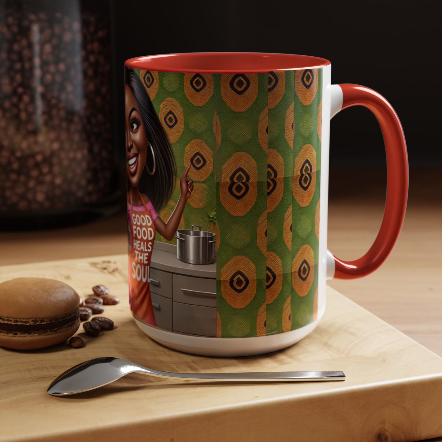 Soulful Bites and Kitchen Delights Accent Coffee Mug (11, 15oz) #SBKD1