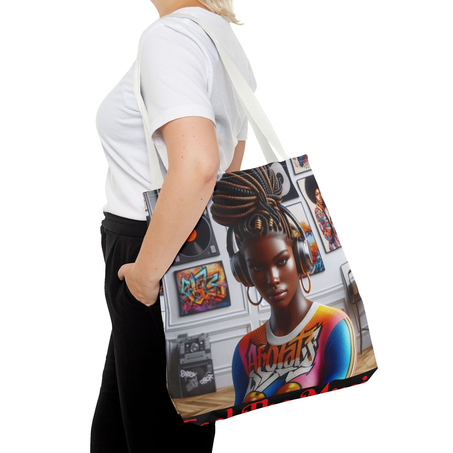 Feel The Music Tote Bag (AOP) #FM17