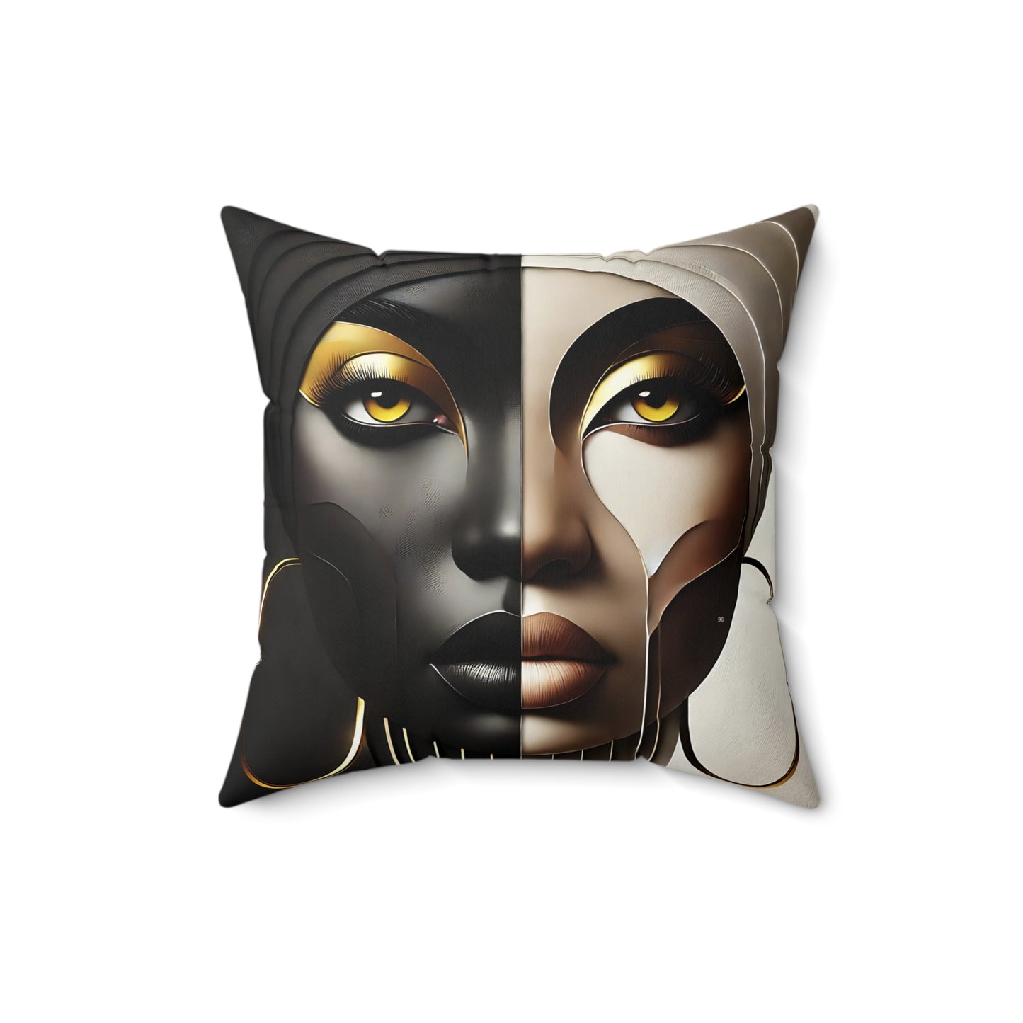 Duality Spun Polyester Square Pillow #DLTY1