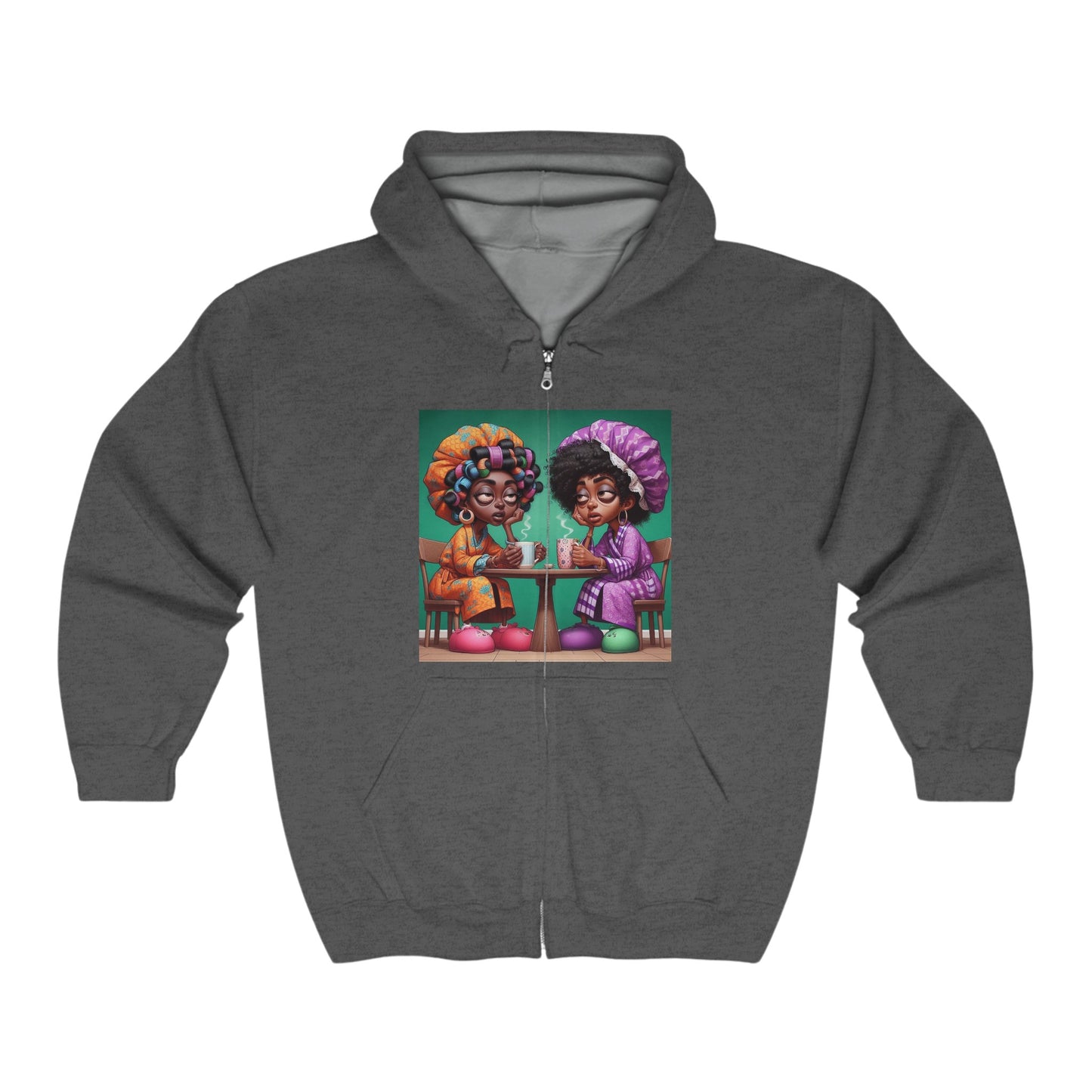 Monday Vibes Unisex Heavy Blend™ Full Zip Hooded Sweatshirt #MV5