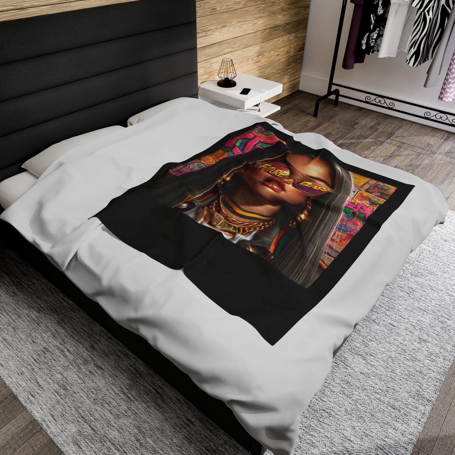 Future Boss Velveteen Plush Blanket #27