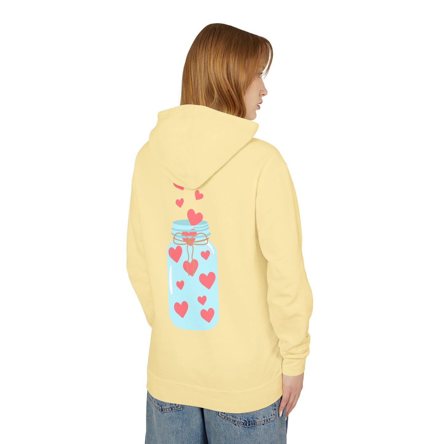 Affirmations Unisex Lightweight Hooded Sweatshirt #AU5