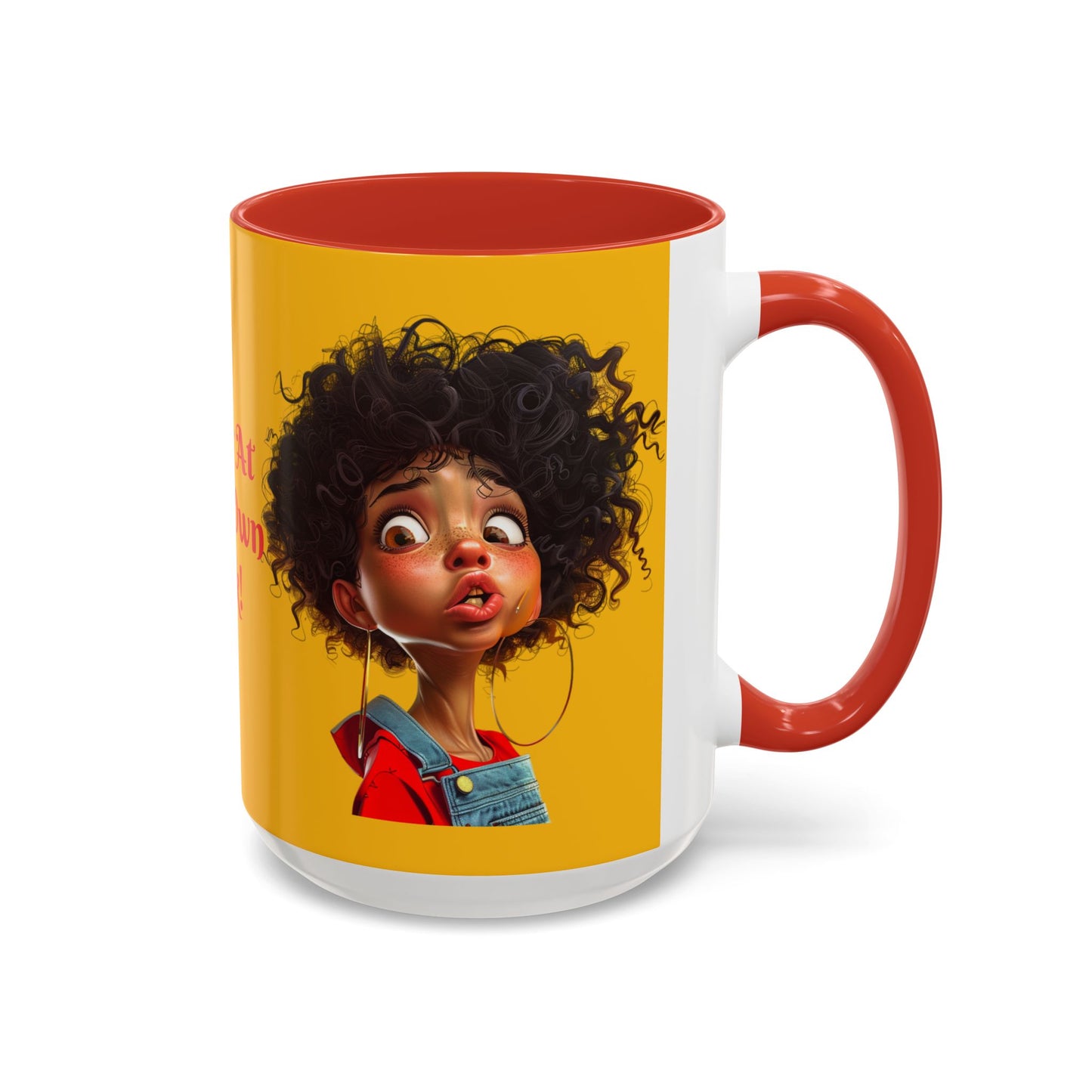 Enter At Your Own Risk Accent Coffee Mug (11, 15oz) #EYOR2