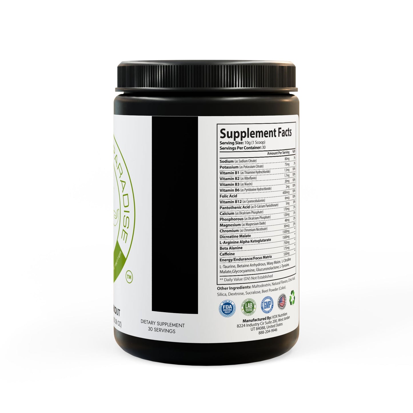 Pre-Workout Supplement, Watermelon (300g, 10.58oz) #GLP14