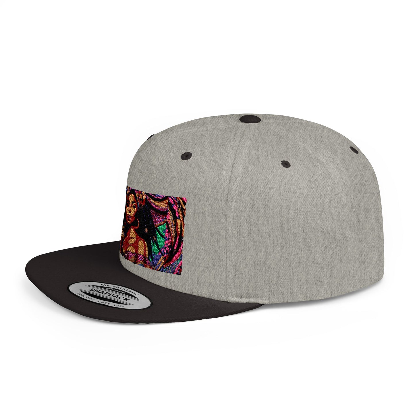 Divinity Luxury Flat Bill Snapback Hat - Bold Statement Headwear #DL1