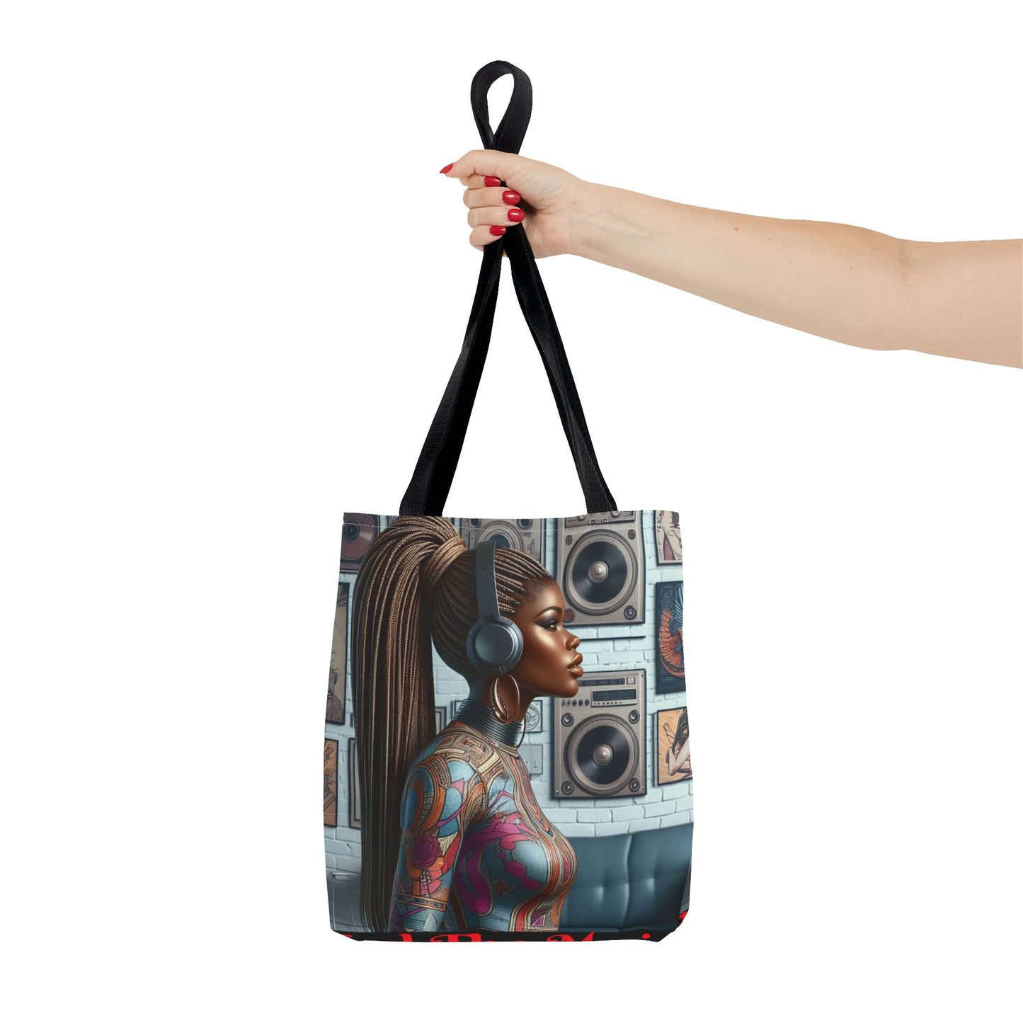Feel The Music Tote Bag (AOP) #FM19