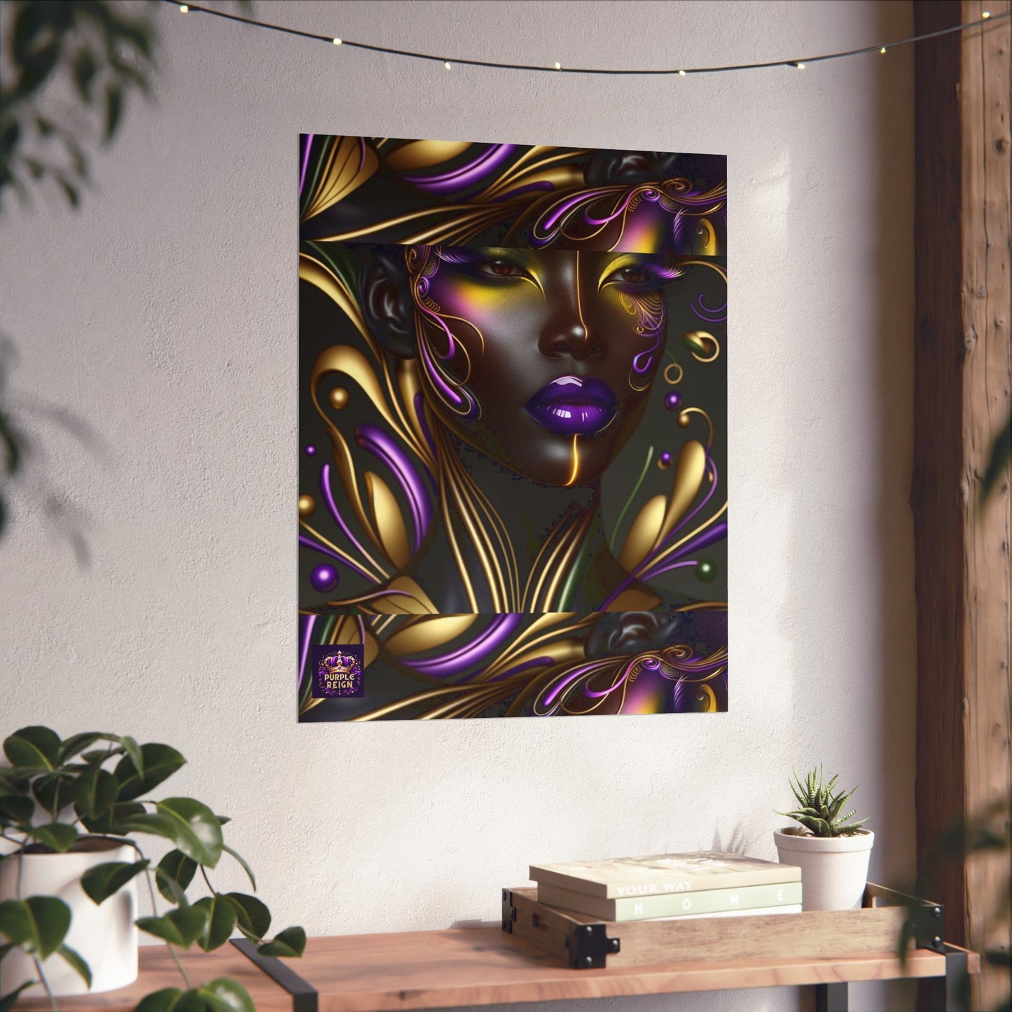 Purrple Reign Matte Vertical Posters #PR7