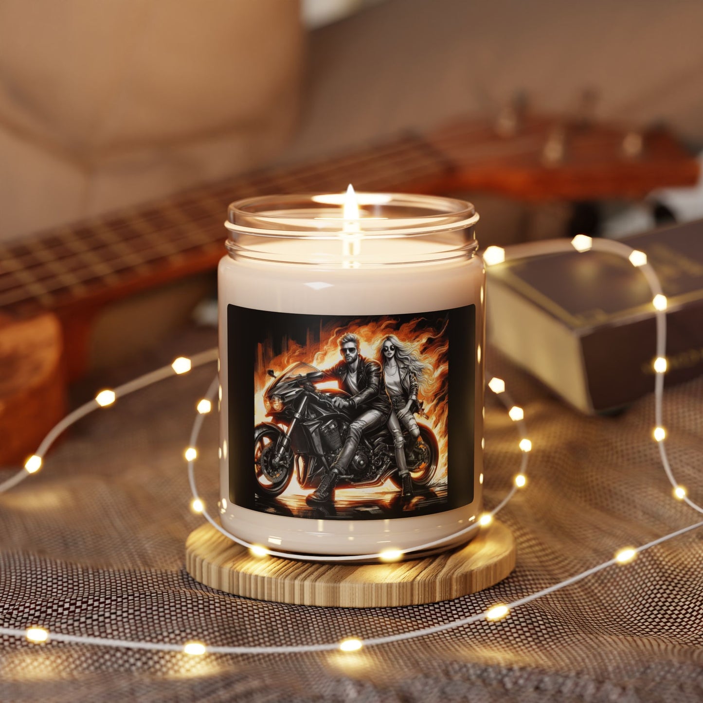 Born To Ride Scented Soy Candle, 9oz #13M