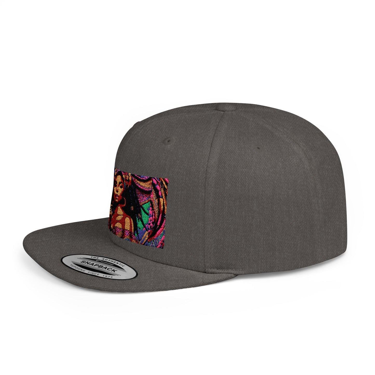 Divinity Luxury Flat Bill Snapback Hat - Bold Statement Headwear #DL1