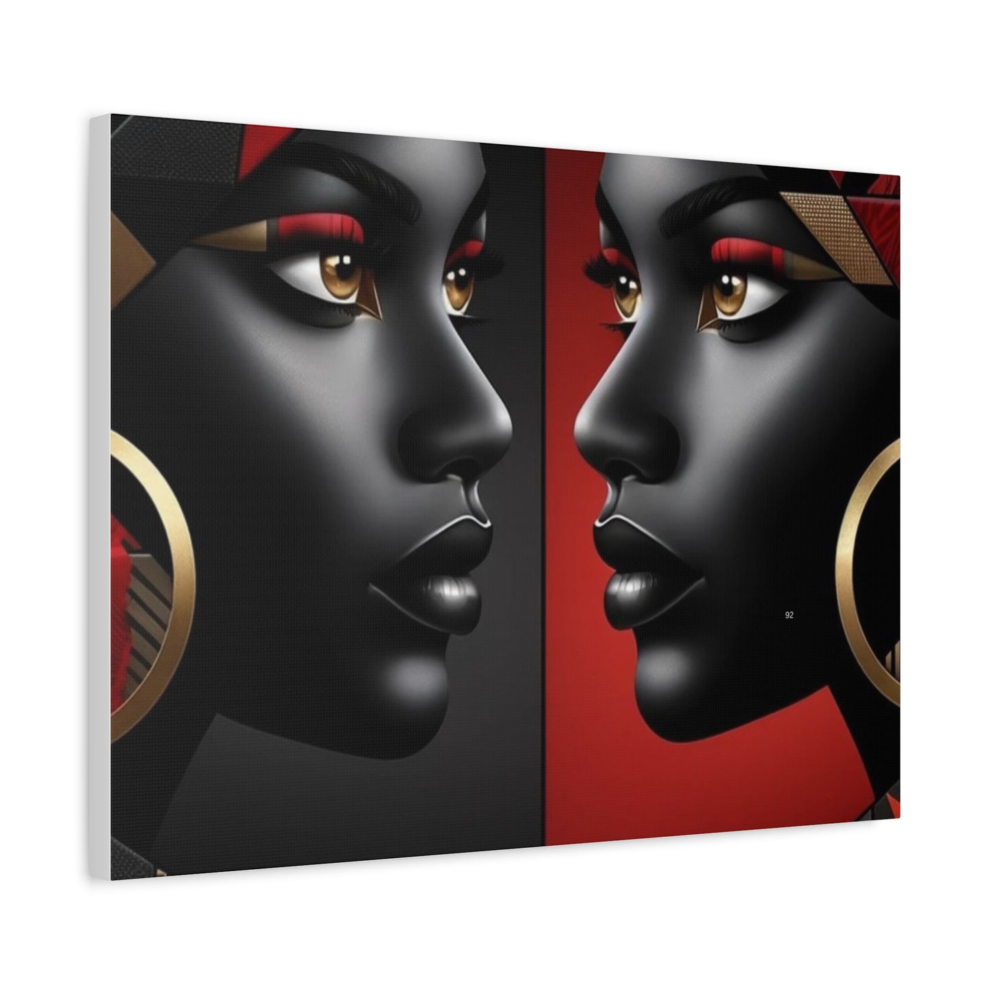 Dual Faced Matte Canvas, Stretched, 1.25" #DF1