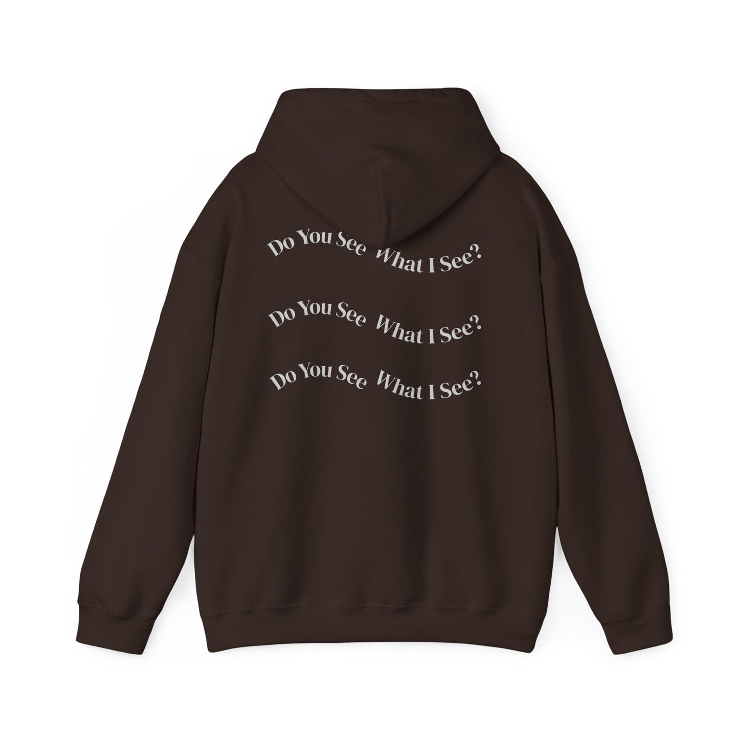 Do You See What I See? Afrocentric Abstract Puzzle Piece Unisex Hoodie Sweatshirt, Woman Print Face Hand Art, Hooded, Black