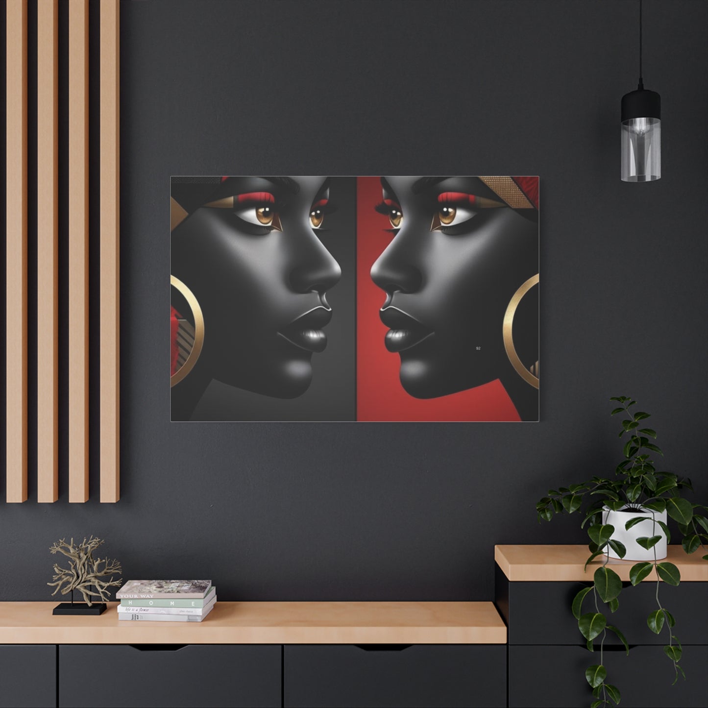Dual Faced Matte Canvas, Stretched, 1.25" #DF1