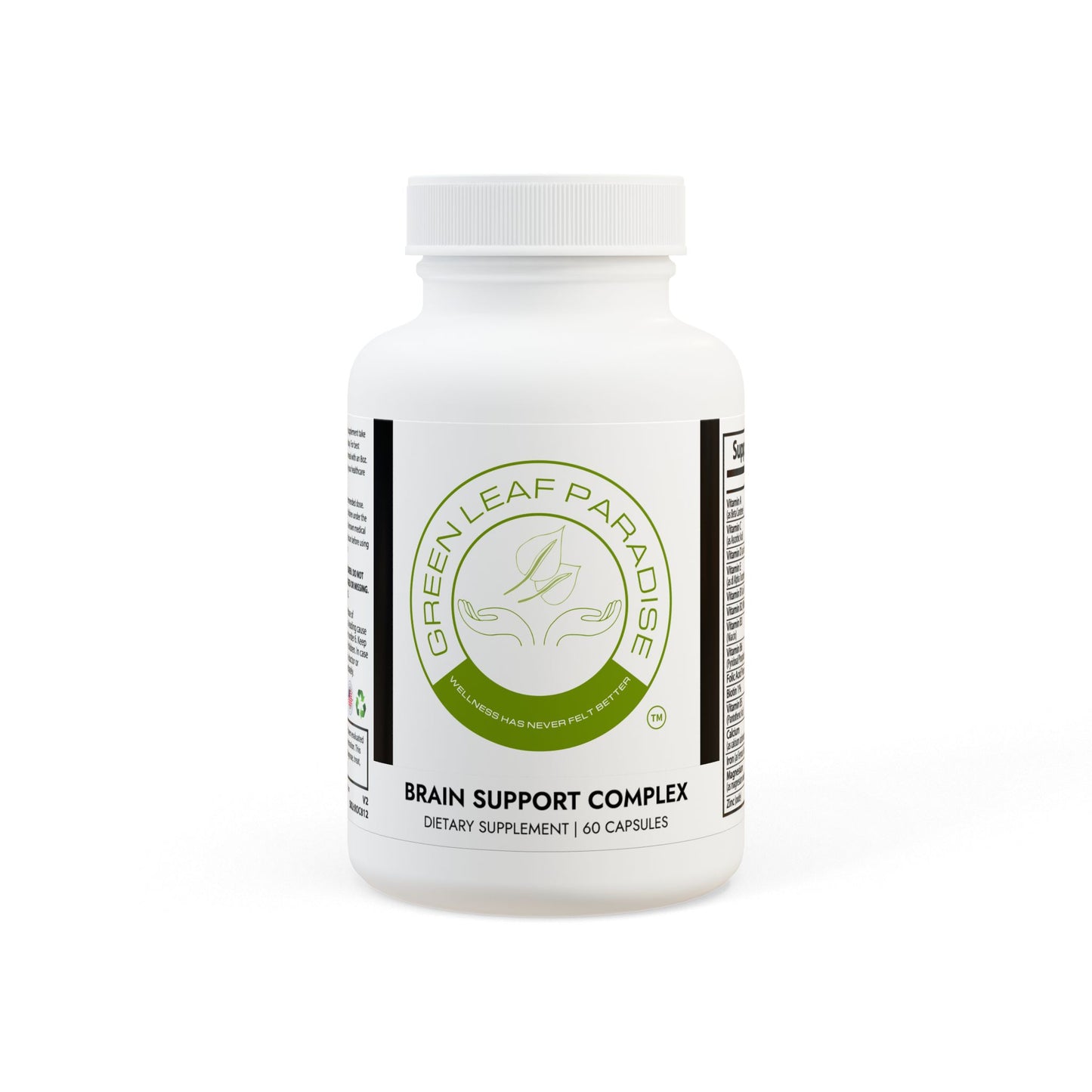 Brain Support Complex Supplement (60 Capsules) #GLP33