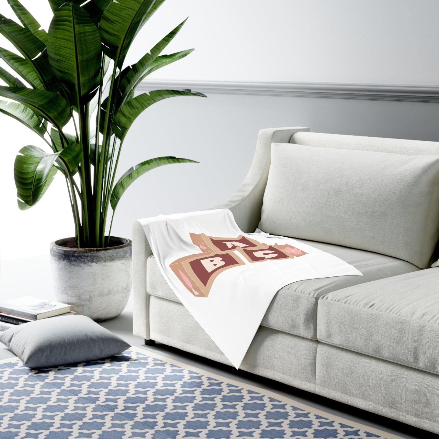 ABC Baby Swaddle Blanket #ABC1