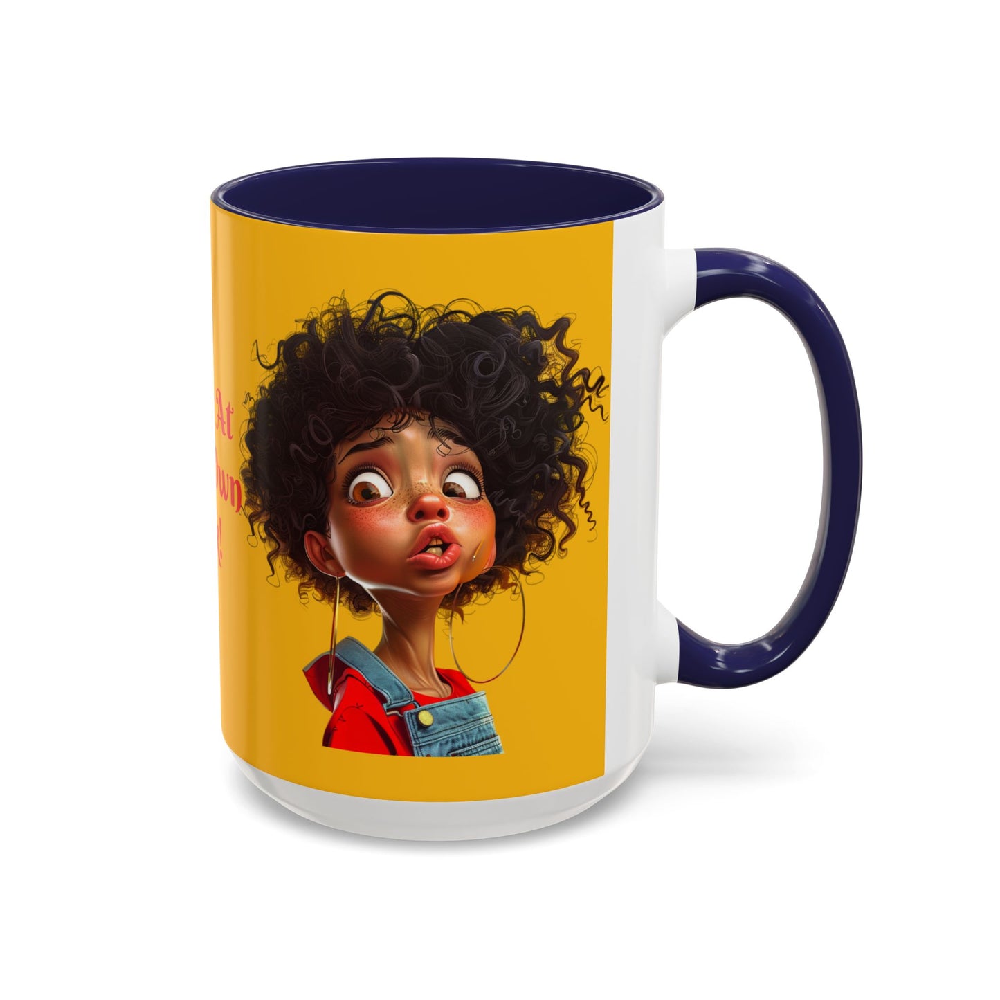 Enter At Your Own Risk Accent Coffee Mug (11, 15oz) #EYOR2