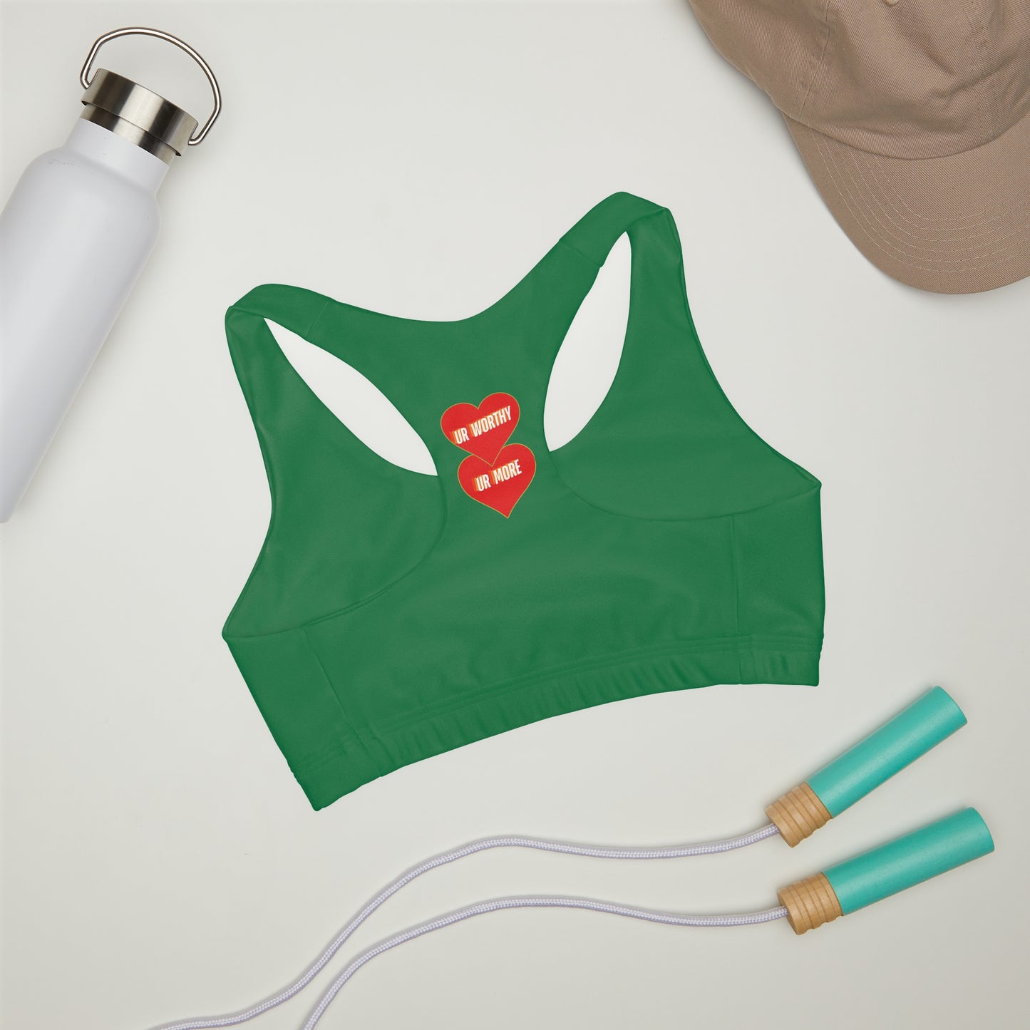 UR Worthy-UR More Girls' Double Lined Seamless Sports Bra (AOP) #15