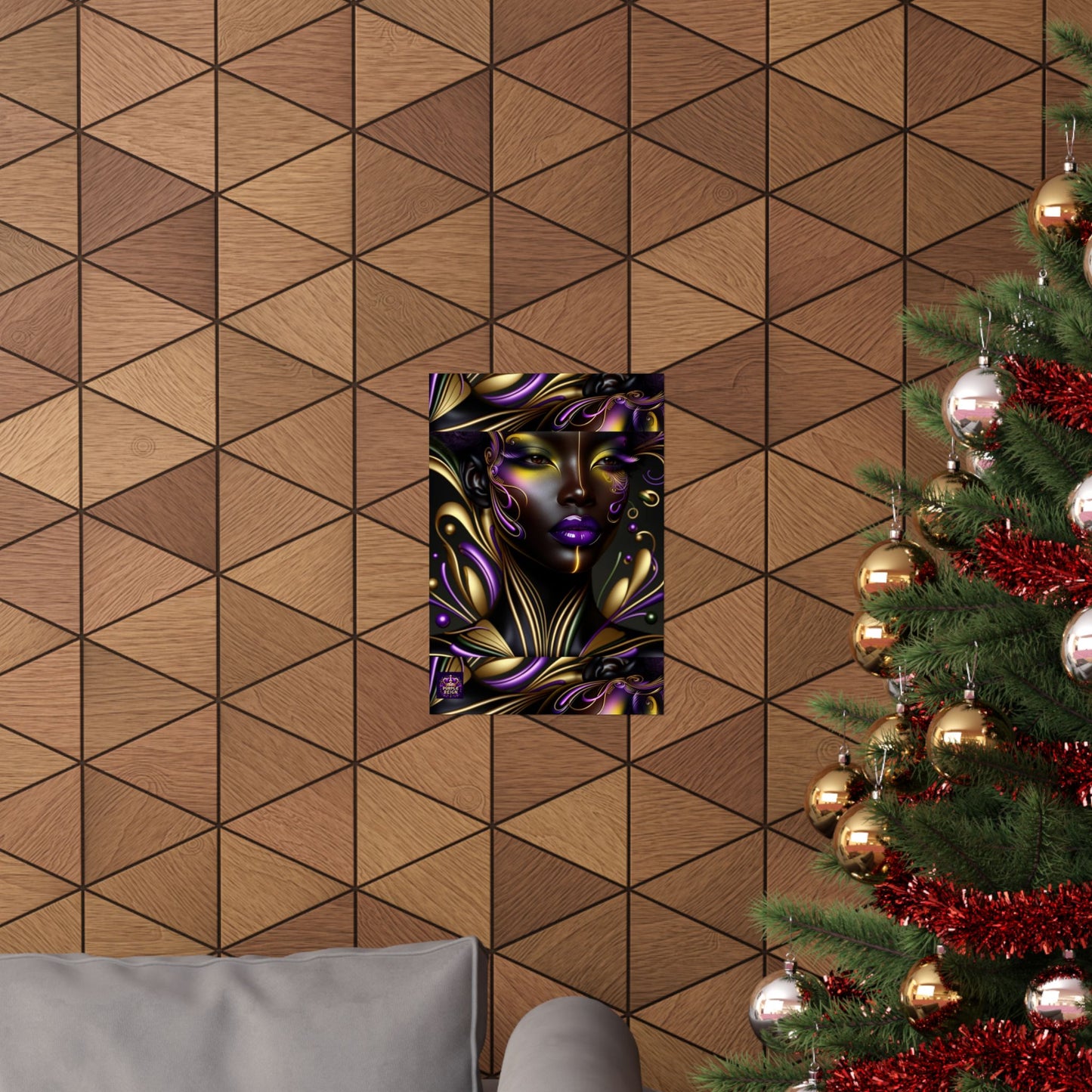 Purrple Reign Matte Vertical Posters #PR7