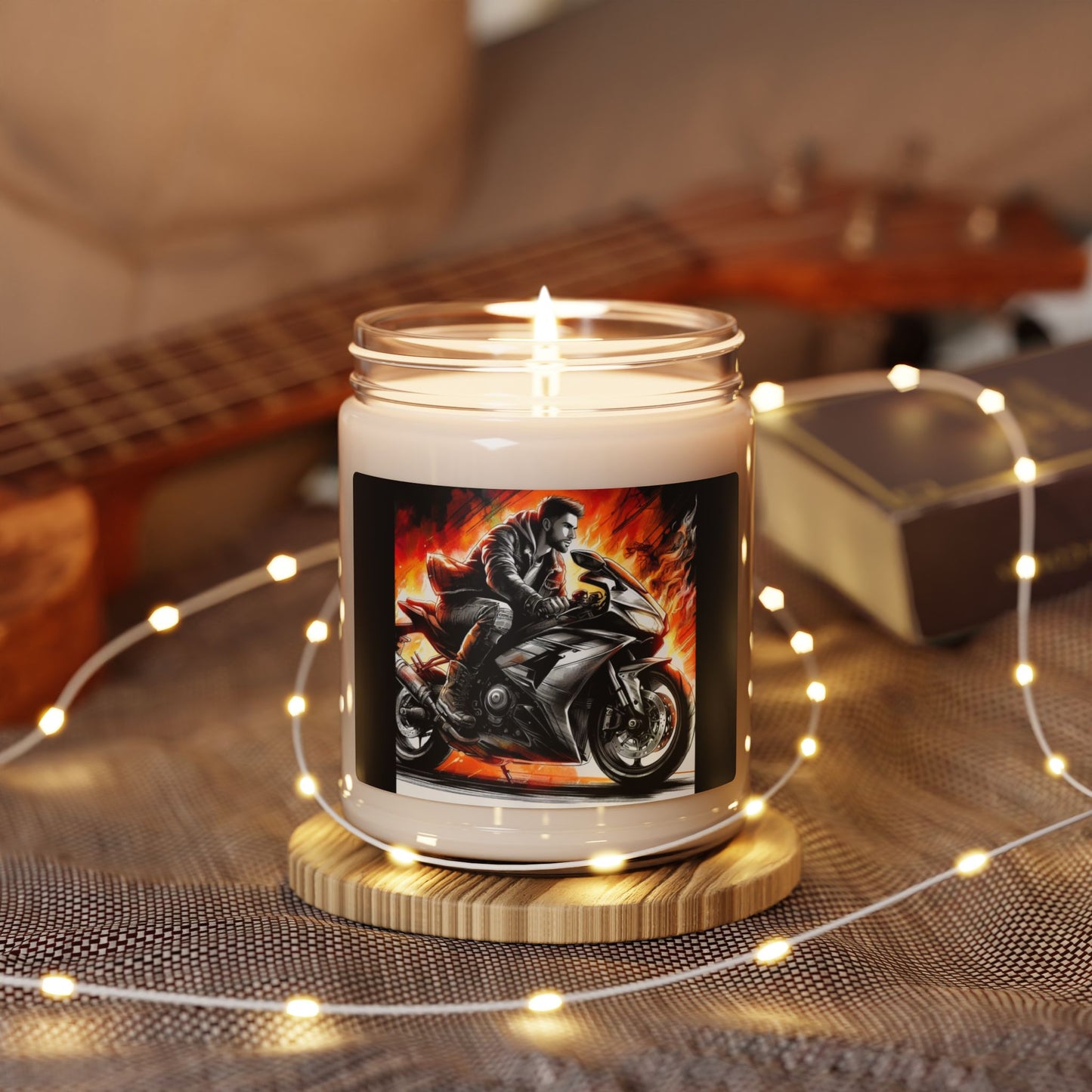 Born To Ride Scented Soy Candle, 9oz #13M
