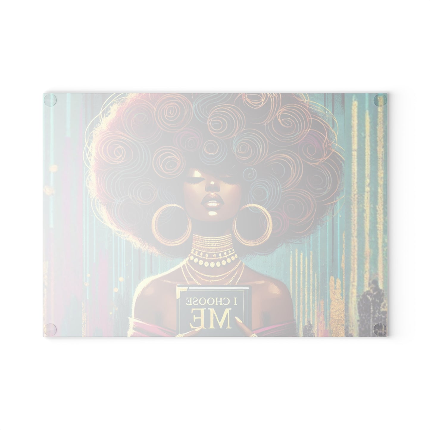 I Choose Me Glass Cutting Board #ICM1