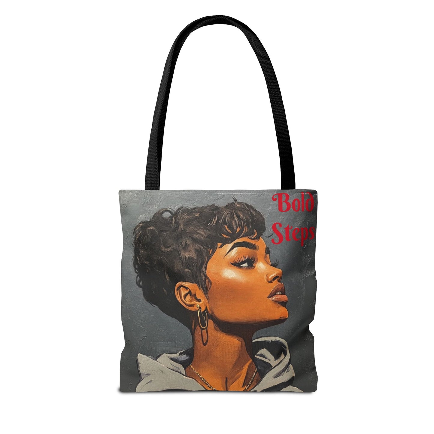 Bold Steps Tote Bag (AOP) #T11