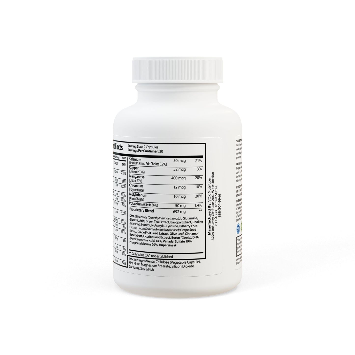 Brain Support Complex Supplement (60 Capsules) #GLP33
