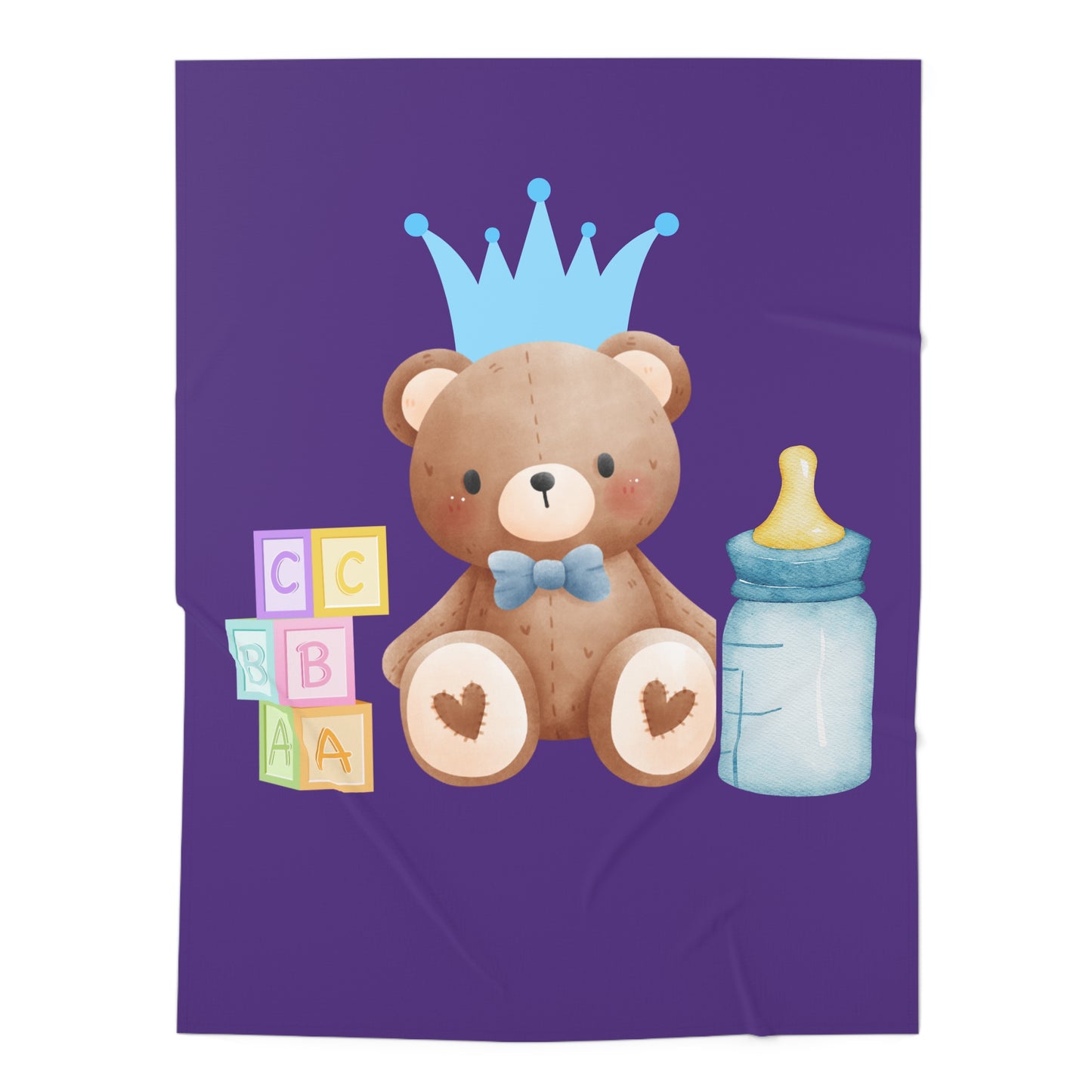 Teddy Bear Baby Swaddle Blanket #TB1