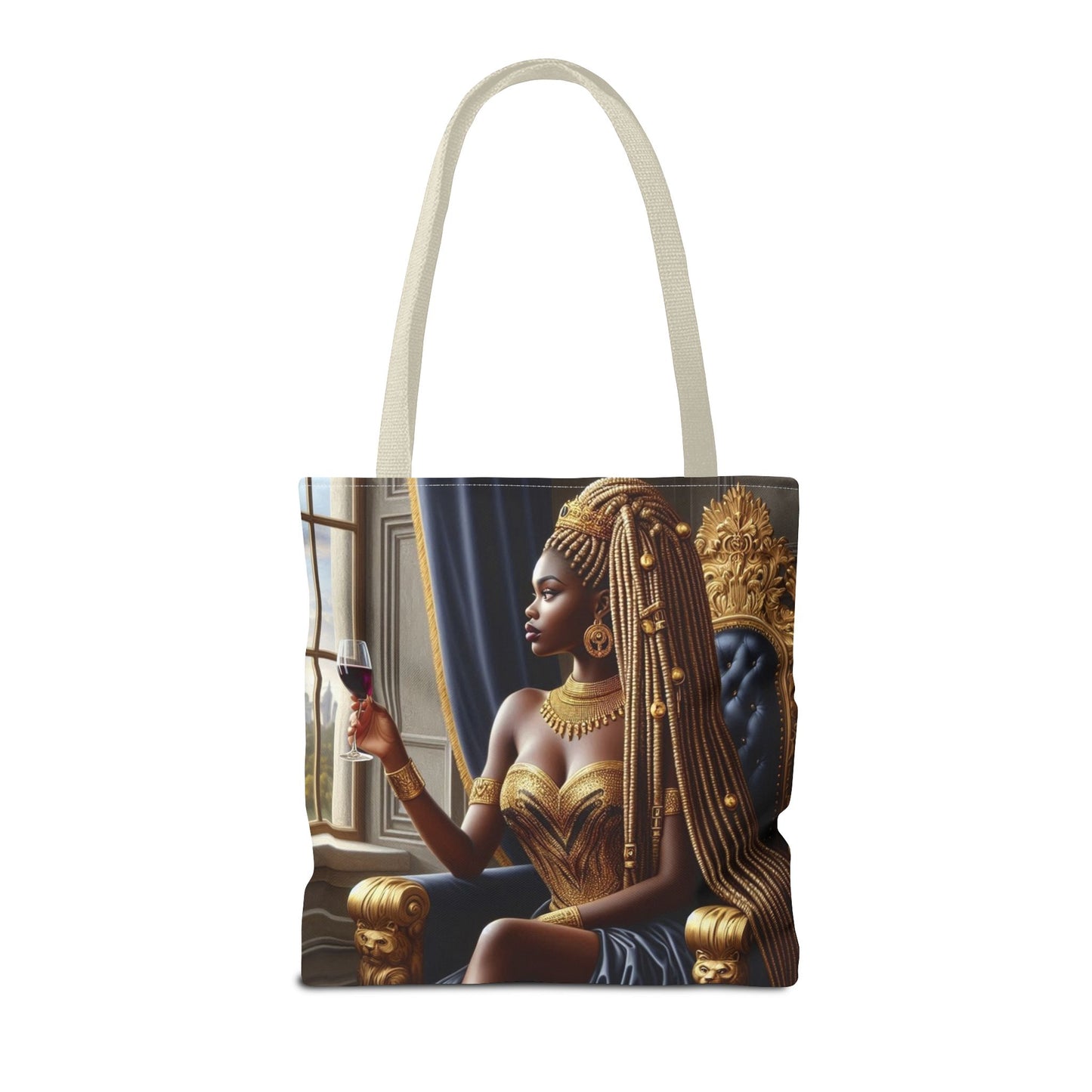 Sitting Queen Tote Bag (AOP) #T6