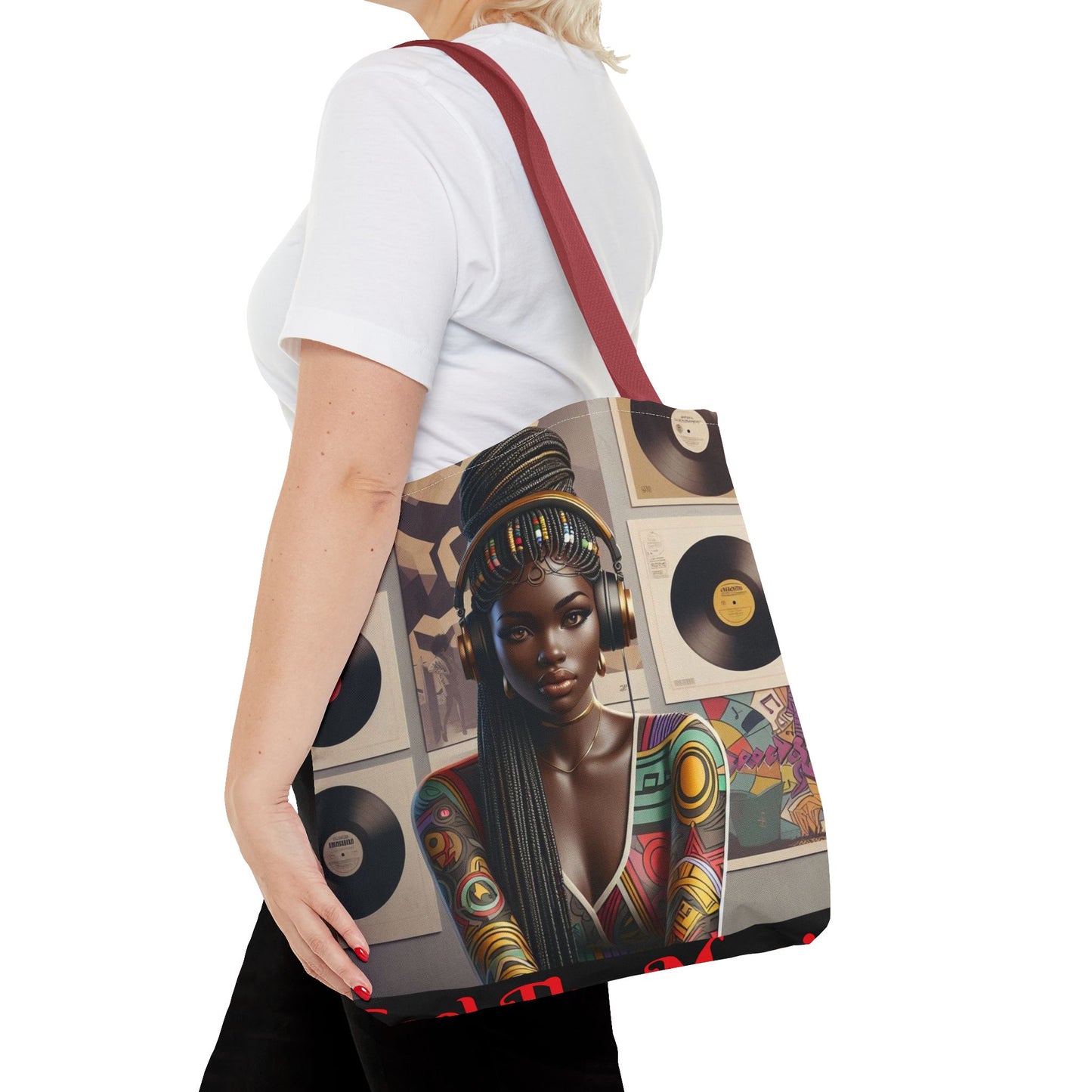 Feel The Music Tote Bag (AOP) #FM10