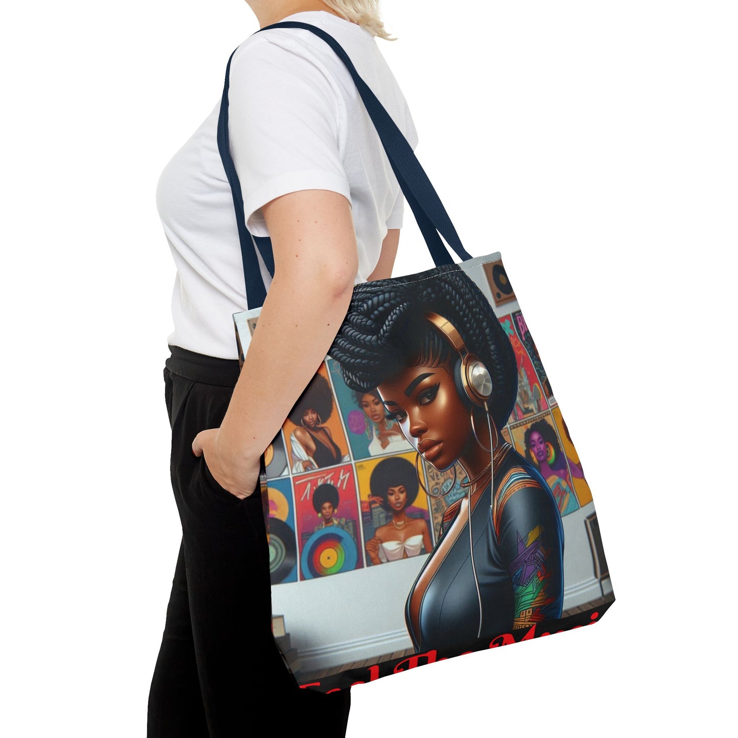Feel The Music Tote Bag (AOP) #FM8