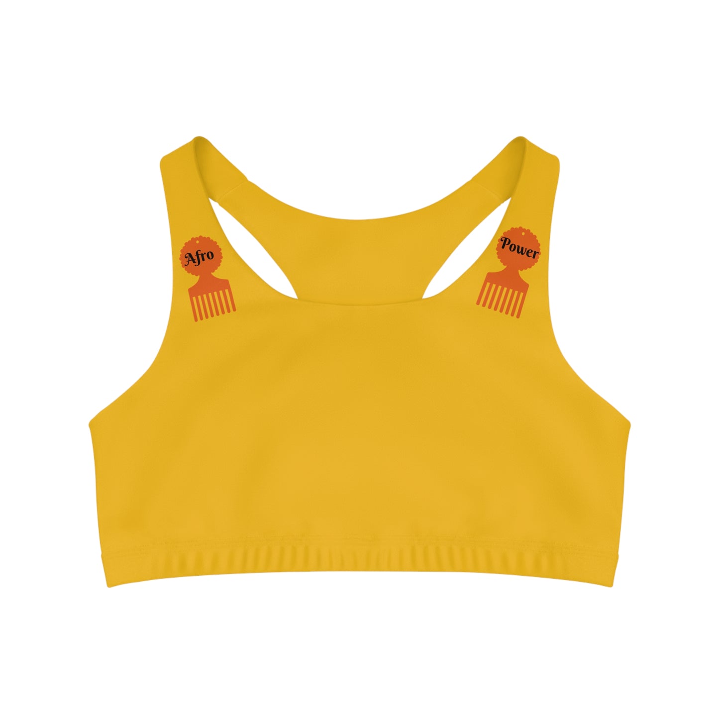 Afro Power Seamless Sports Bra (AOP) #AP1