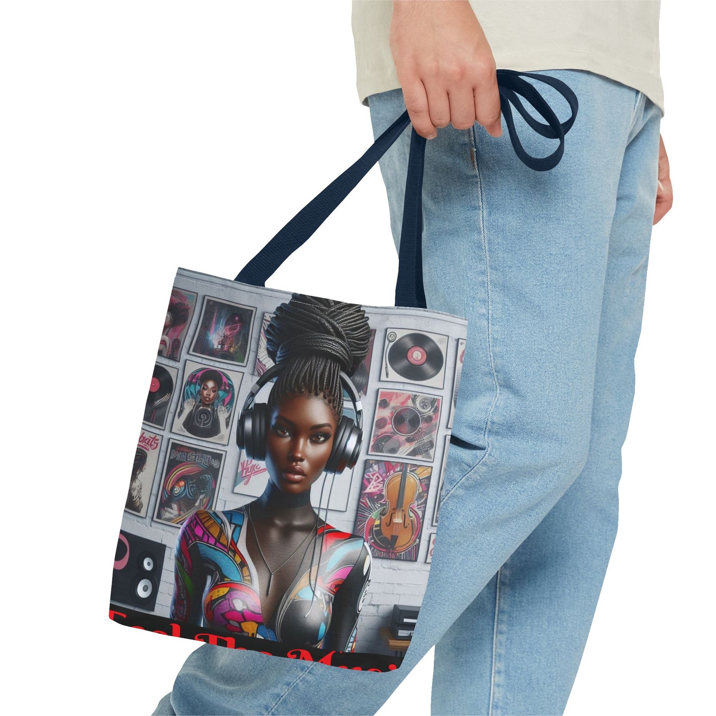 Feel The Music Tote Bag (AOP) #FM20