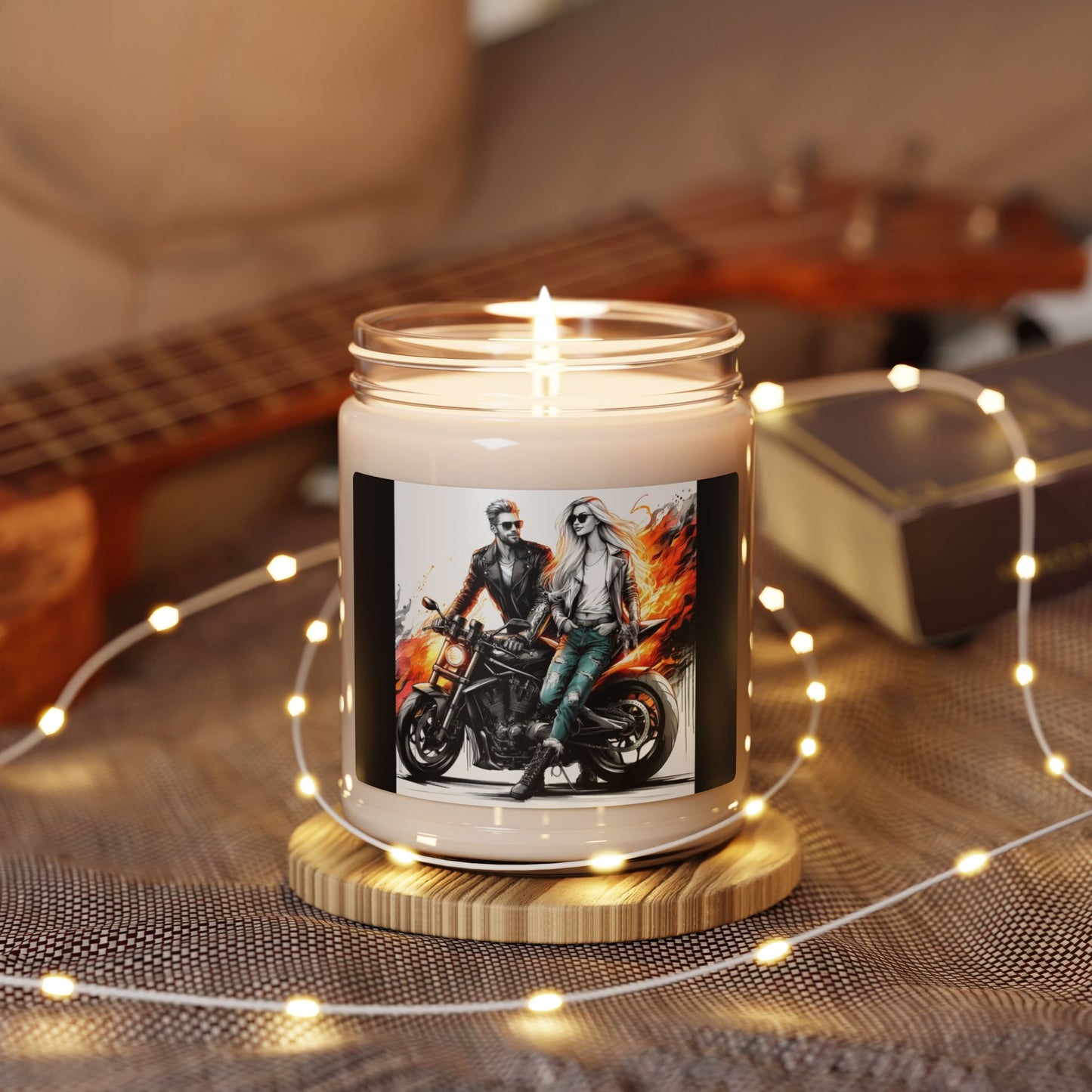 Born To Ride Scented Soy Candle, 9oz #13M