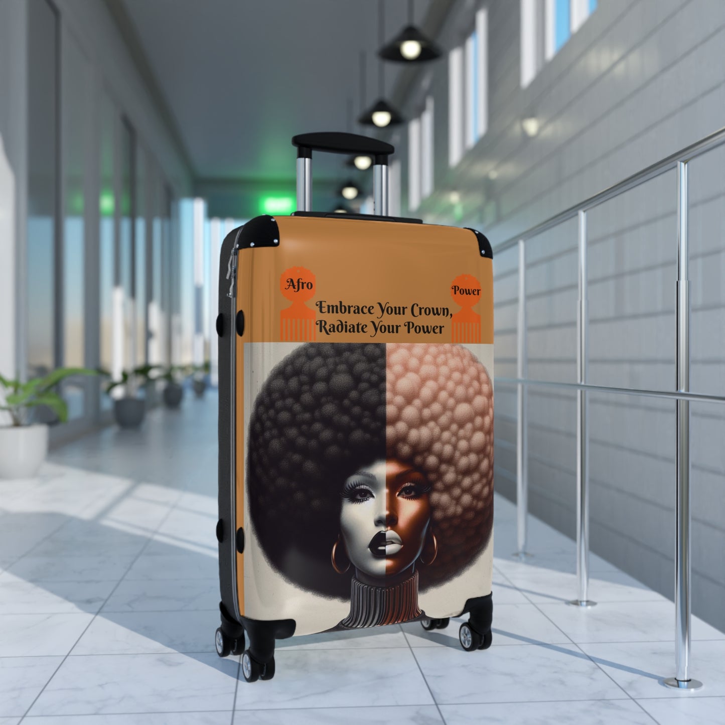 Afro Power Suitcases #AP13
