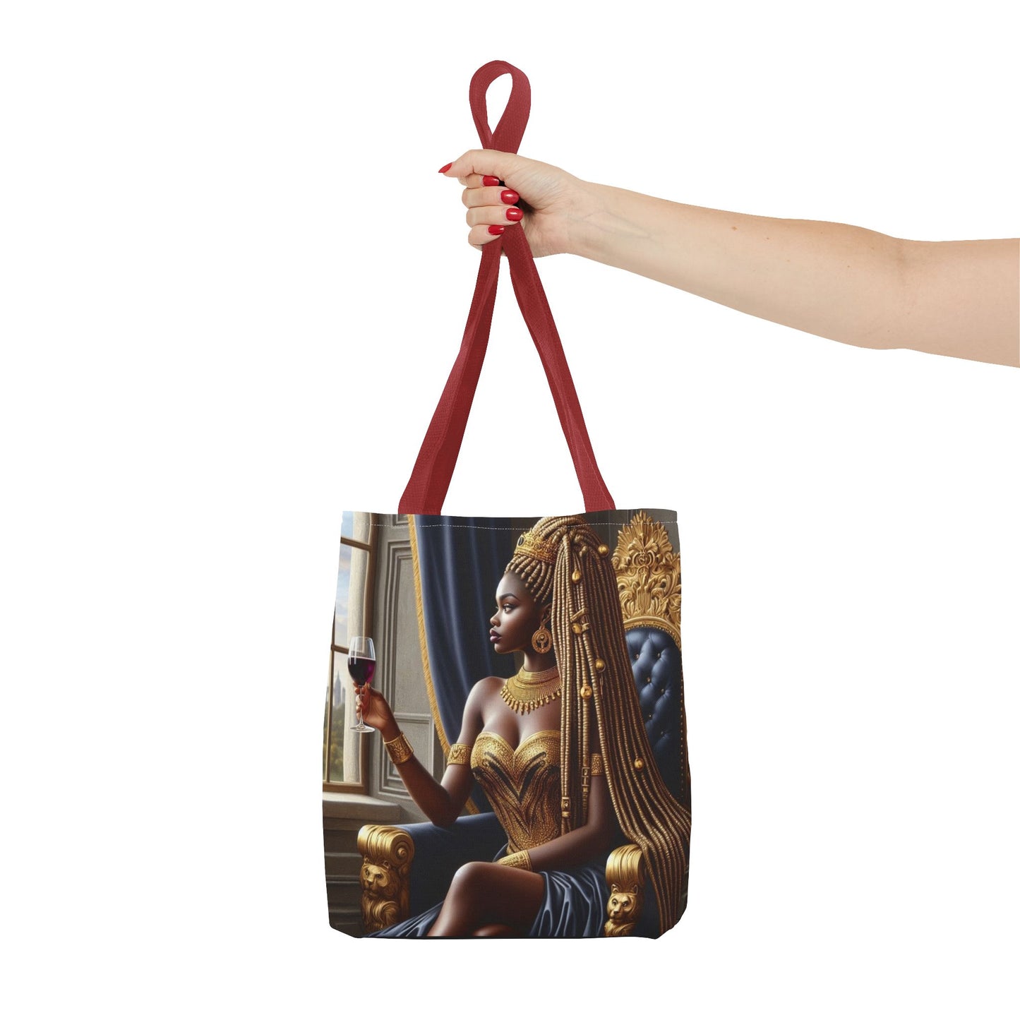Sitting Queen Tote Bag (AOP) #T6