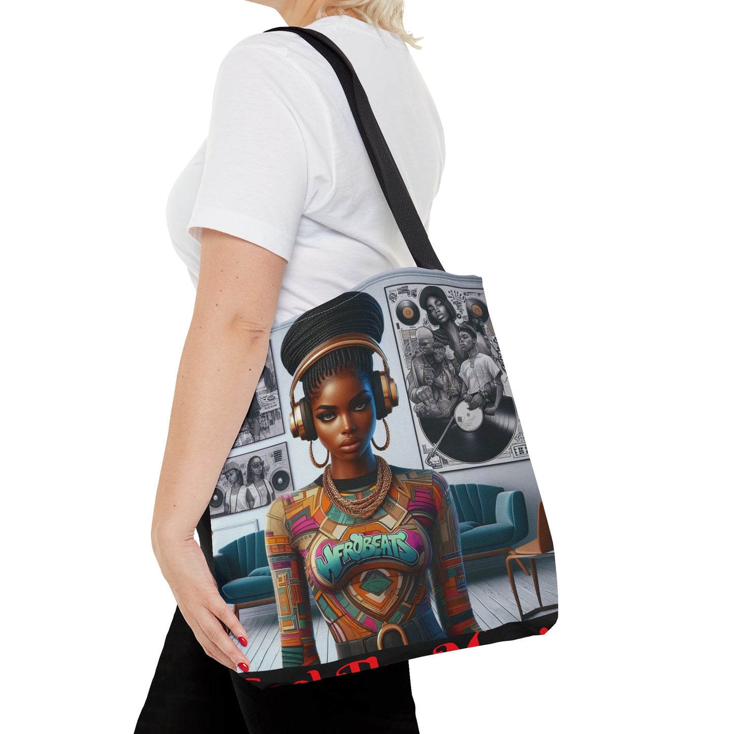 Feel The Music Tote Bag (AOP) #FM13