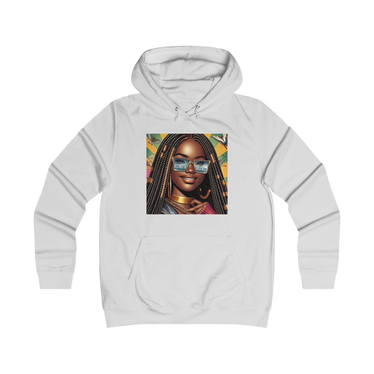 Destined For Greatness Girlie College Hoodie #1