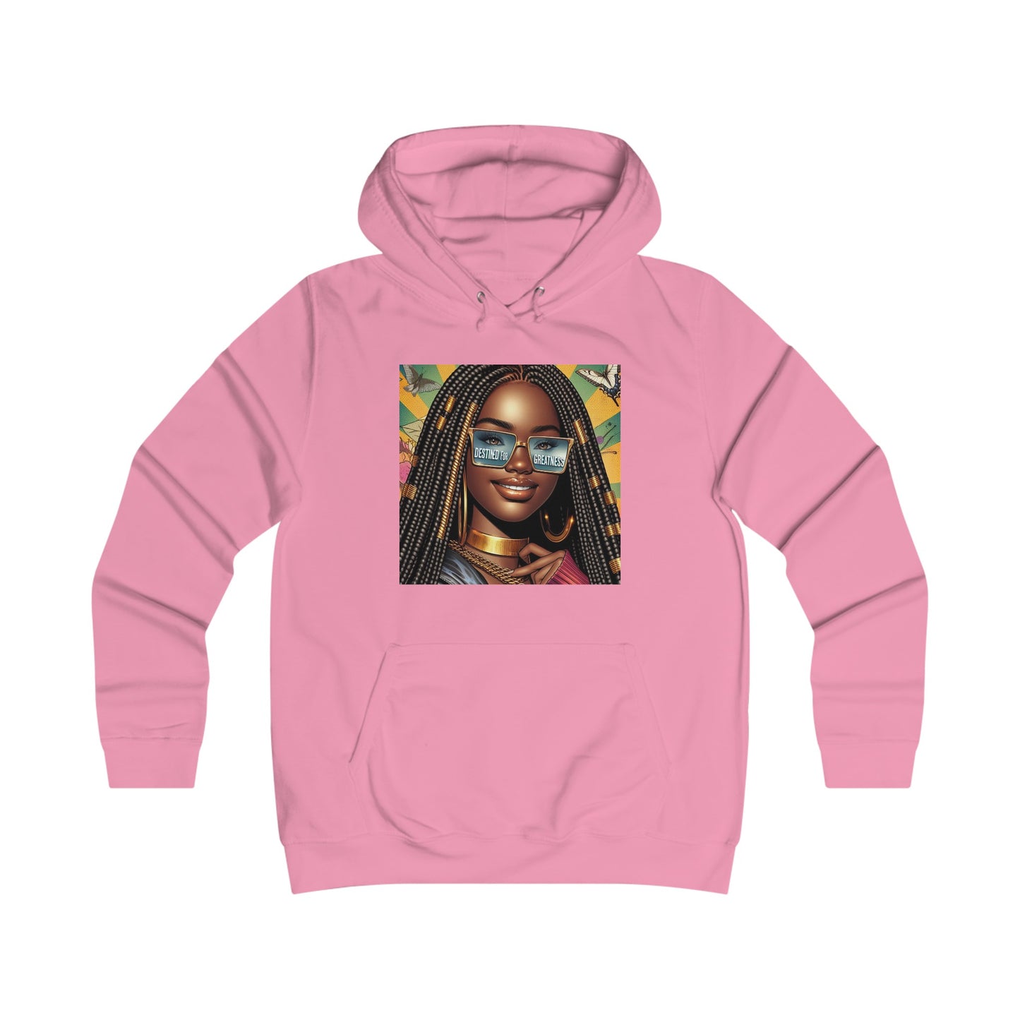Destined For Greatness Girlie College Hoodie #1