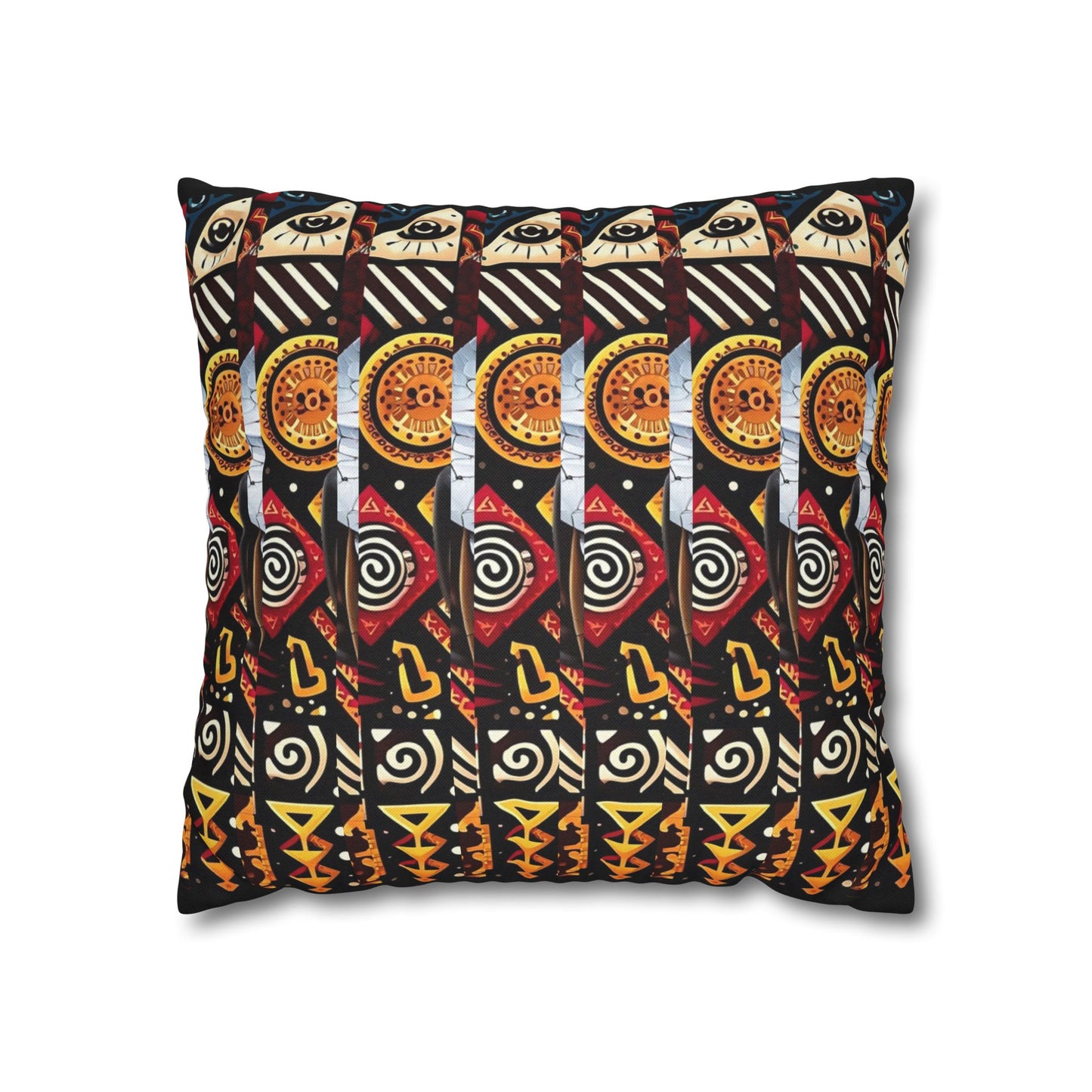 Cracked Beauty Spun Polyester Square Pillowcase #CB3