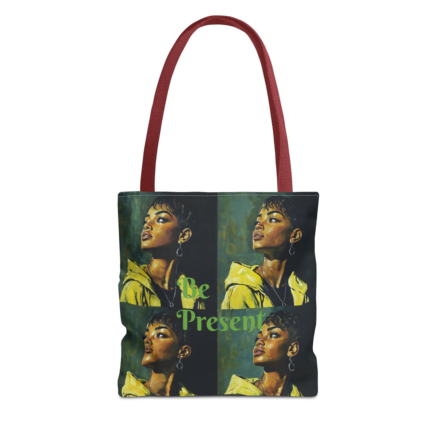 Be Present Tote Bag (AOP) #T13