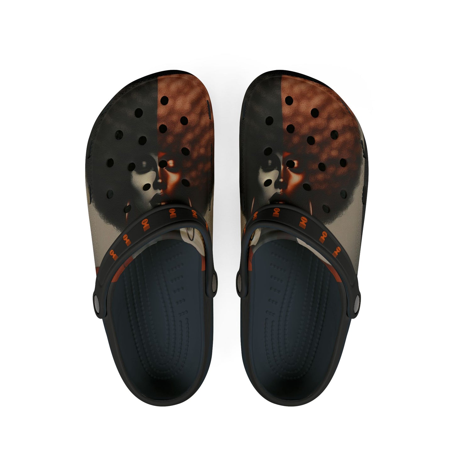 Afro Power EVA Foam Rubber Shoes (AOP) #AP2