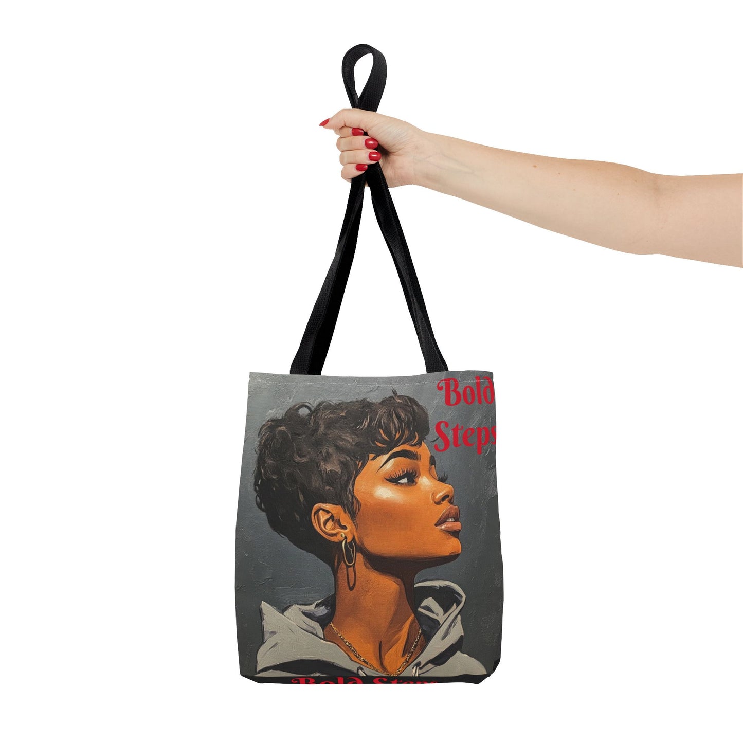Bold Steps Tote Bag (AOP) #T11