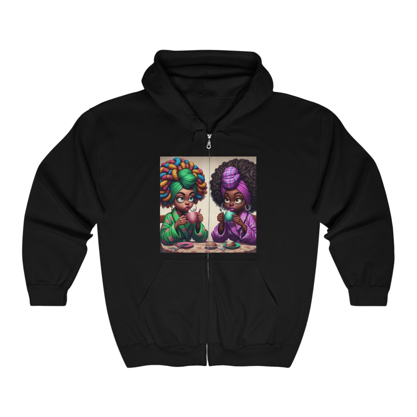 Monday Vibes Unisex Heavy Blend™ Full Zip Hooded Sweatshirt #MV6
