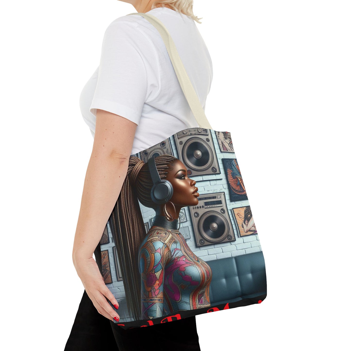 Feel The Music Tote Bag (AOP) #FM19