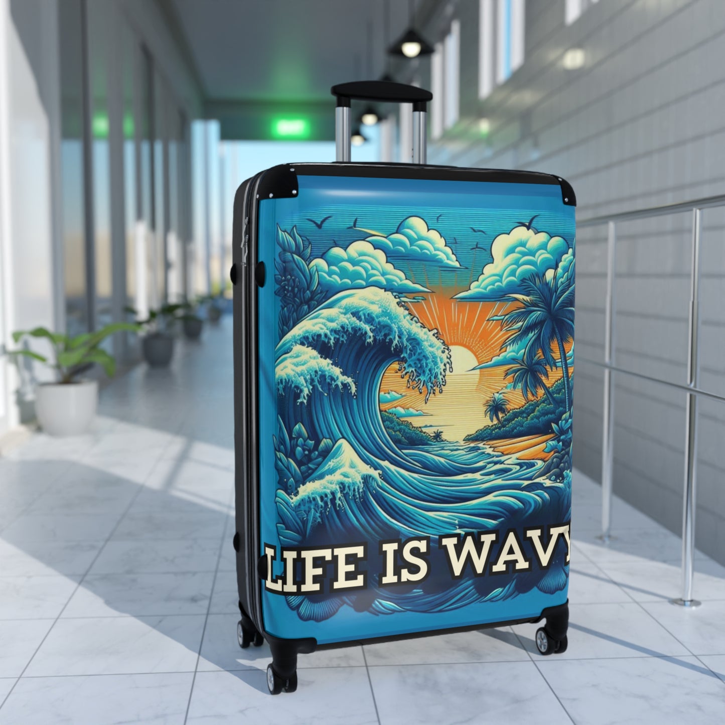 Life is Wavy Suitcases #LW3