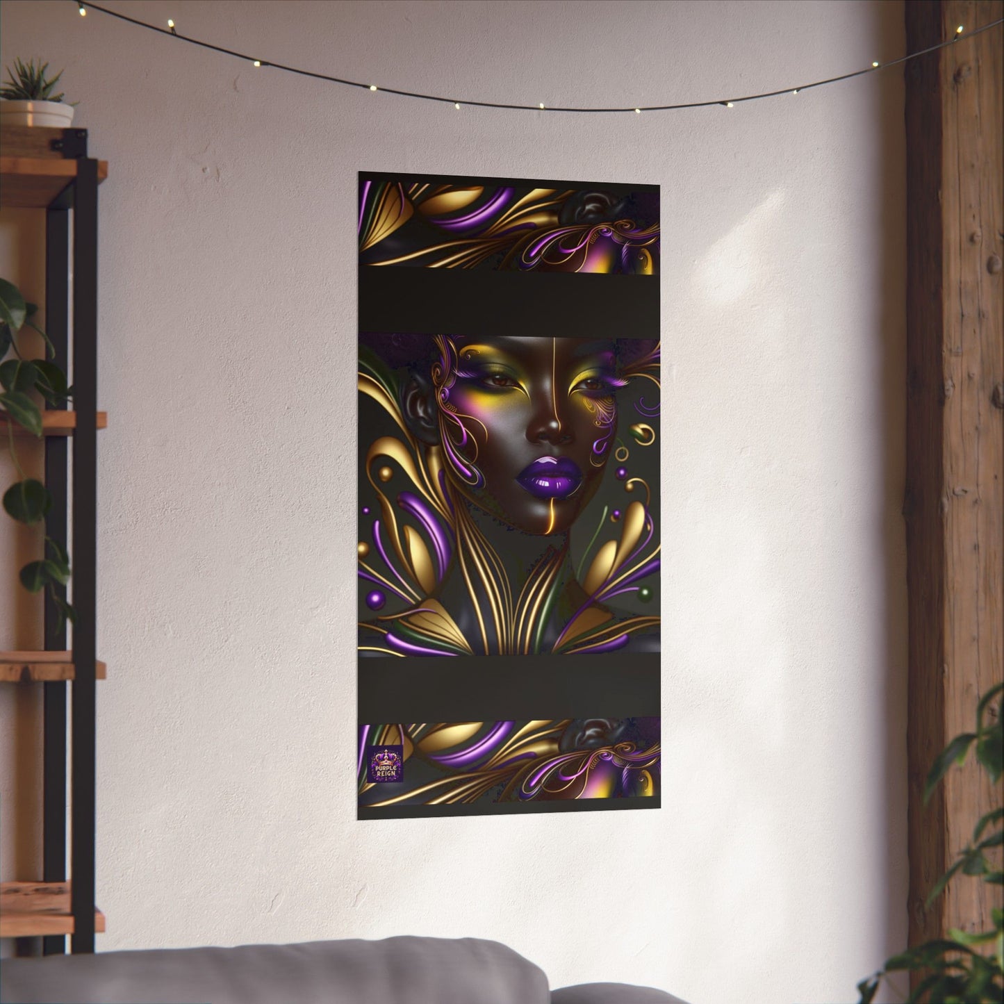 Purrple Reign Matte Vertical Posters #PR7