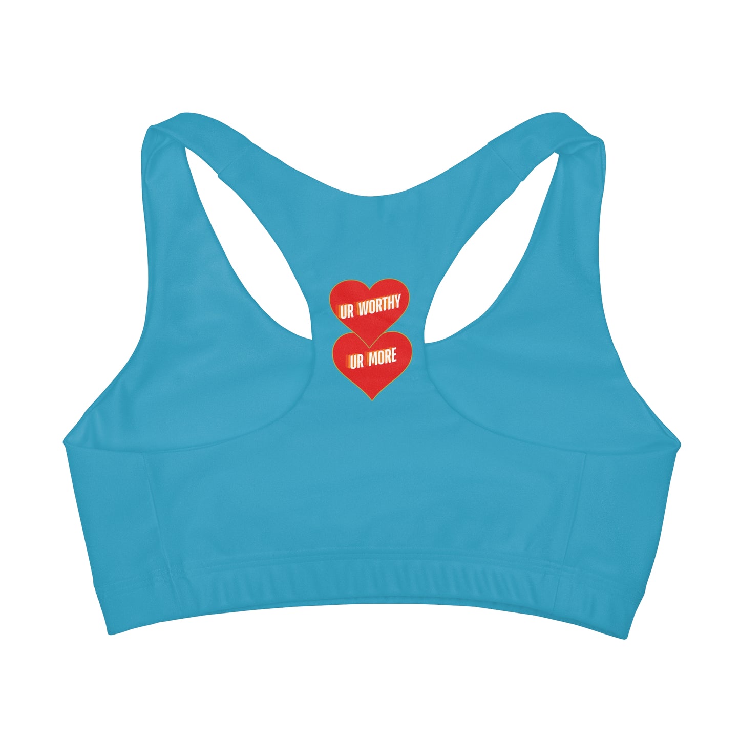 UR Worthy-UR More Girls' Double Lined Seamless Sports Bra (AOP) #15